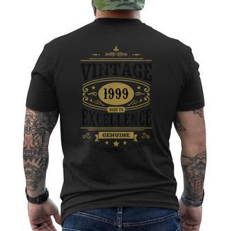 23Rd Birthday Son Age 23 Year Old Vintage 1999 Men's T-shirt Back Print - Monsterry DE