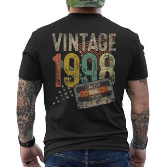 25 Year Old Vintage 1998 Limited Edition 25Th Birthday Men's T-shirt Back Print - Monsterry