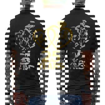 We Still Do 25 Years 25Th Wedding Anniversary Men's T-shirt Back Print - Thegiftio