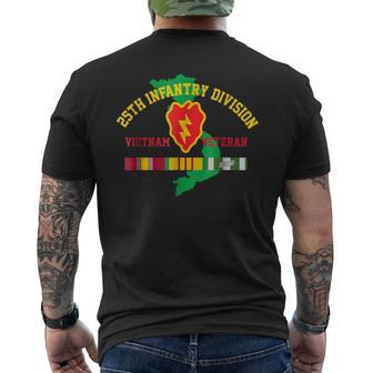 25Th Infantry Division Vietnam Veteran Men's T-shirt Back Print - Monsterry