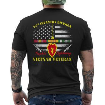 25Th Infantry Division Vietnam Veteran Vietnam War Men's T-shirt Back Print - Monsterry CA