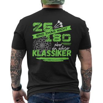 26 Sind Nicht 180 Aber Ein Echter Klassiker Dart T-Shirt mit Rückendruck - Seseable