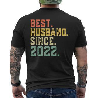 2Nd Wedding Anniversary Best Husband Since 2022 2 Years Men's T-shirt Back Print - Monsterry CA