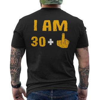 I Am 30 Plus 1 31St Birthday 31 Years Old Bday Party Men's T-shirt Back Print - Monsterry