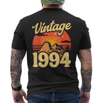 30 Years Old Retro Sunset Vintage 1994 30Th Birthday Men's T-shirt Back Print - Monsterry CA