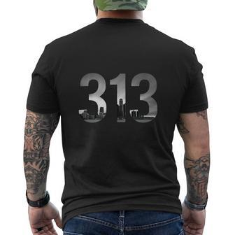 The 313 Mens Back Print T-shirt - Thegiftio UK
