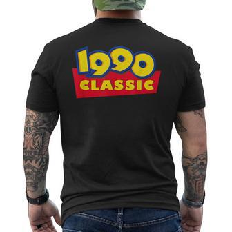 31St Birthday Classic Movie Vintage 1990 Men's T-shirt Back Print - Monsterry CA