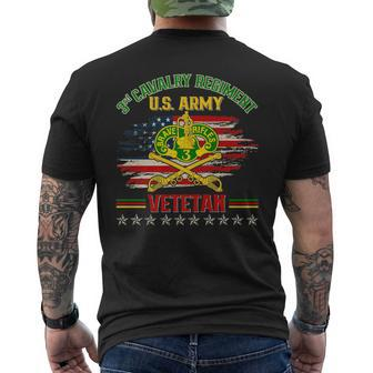 3Rd Cavalry Regiment Veteran Men's T-shirt Back Print - Monsterry AU