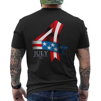 4 July 2019 Indepence Day Men's T-shirt Back Print - Monsterry