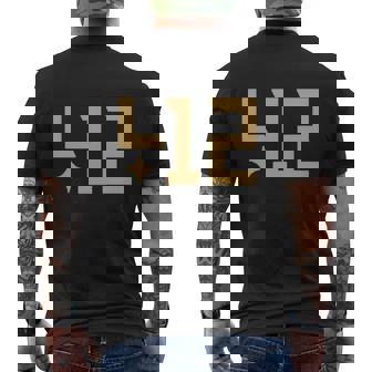 412 Mens Back Print T-shirt - Thegiftio UK