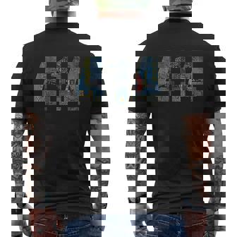 414 Milwaukee Flag Wisconsin Mens Back Print T-shirt - Thegiftio