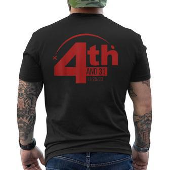 4Th And 31 Fourth And Thirty-One Alabama Men's T-shirt Back Print - Seseable