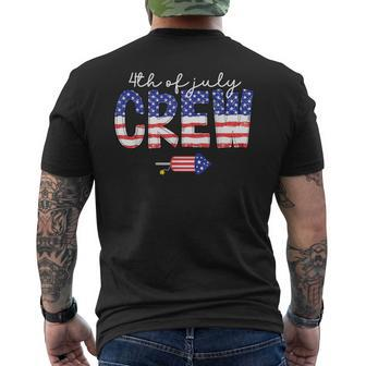 4Th Of July Crew Matching Family Fourth Of July Group Men's T-shirt Back Print - Monsterry AU