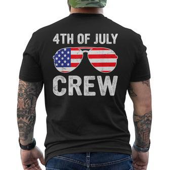 4Th Of July Crew Matching Family Outfits Men's T-shirt Back Print - Monsterry