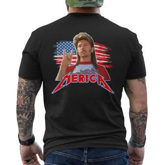 4Th Of July Mericafunny With Vintage Name Joe Lover Family Men's T-shirt Back Print - Monsterry DE