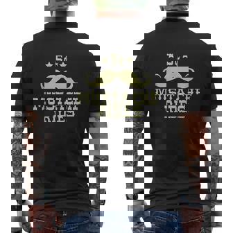 5 Cent Mustache Rides Mens Back Print T-shirt - Thegiftio UK