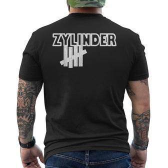 5 Cylinder Car Five-Cylinder Tuner T-Shirt mit Rückendruck - Seseable