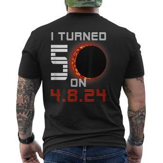 50Th Birthday Total Solar Eclipse April 8Th 2024 Men's T-shirt Back Print - Seseable