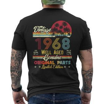 55Th Birthday 55 Year Old Limited Edition Vintage 1968 Men's T-shirt Back Print - Monsterry AU