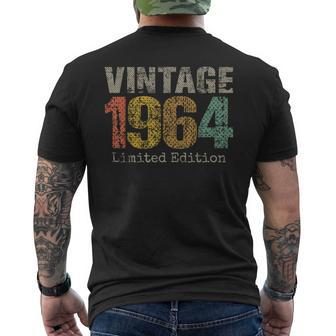 59 Year Old Vintage 1964 Limited Edition 59Th Birthday Men's T-shirt Back Print - Monsterry DE