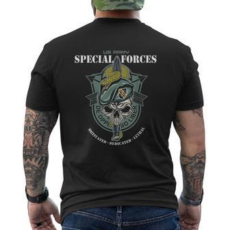 5Th Special Forces Group V2 Mens Back Print T-shirt - Thegiftio UK