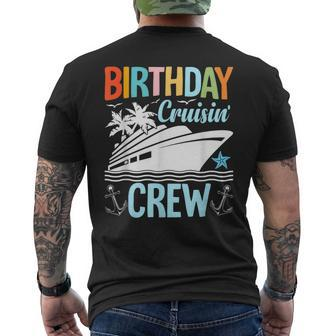 60Th Birthday Cruise 60 Years Old Cruising Crew Bday Party Men's T-shirt Back Print - Seseable