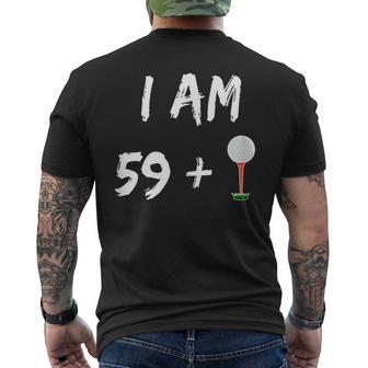 60Th Birthday Golf Golfer Golf Ball Party Men's T-shirt Back Print - Monsterry UK