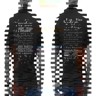 7 Ans De Mariage Anniversaire De Mariage Noces De Laine T-shirt imprimé au dos - Cadeauxyz