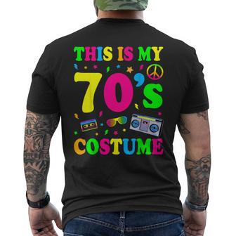 This Is My 70-S Costume 60'S 70'S Party Men's T-shirt Back Print - Monsterry