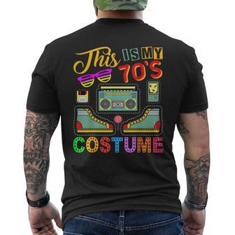 This Is My 70S Costume 1970S Retro Vintage 70S Party Men's T-shirt Back Print - Monsterry AU