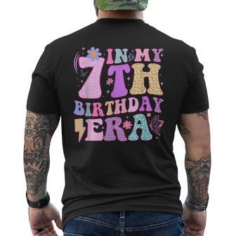 In My 7Th Birthday Era Seven Bday 7 Year Old Birthday Girl Men's T-shirt Back Print | Mazezy UK