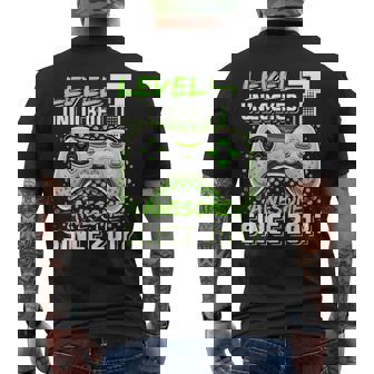 7Th Birthday Gamer 7 Years Old Bday Boy Seven Son Men's T-shirt Back Print - Thegiftio UK
