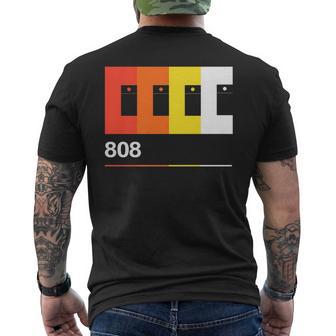 808 Rhythm Composer Drum Machine Men's T-shirt Back Print - Monsterry CA