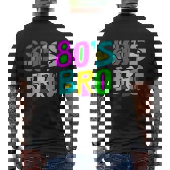 80S Bro 80S Costume Mens Back Print T-shirt - Thegiftio
