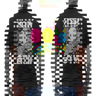 This Is My 80S Costume 80S Theme Outfit Eighties 1980S Men's T-shirt Back Print - Seseable