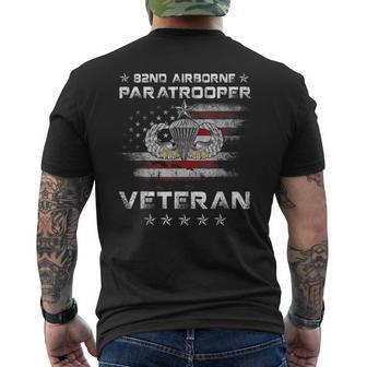 82Nd Airborne Paratrooper Veteran Men Women Men's T-shirt Back Print - Monsterry UK