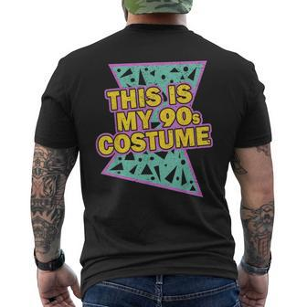 This Is My 90-S Costume 80'S 90'S Party Men's T-shirt Back Print - Monsterry