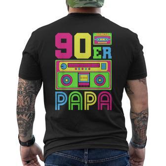 90Er Papa 90Er Jahre Outfit 90Er Jahre Kostüm 90Er Party 90S T-Shirt mit Rückendruck - Geschenkecke