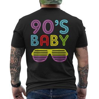 90S Baby Born In The 90S Party Men's T-shirt Back Print - Thegiftio UK