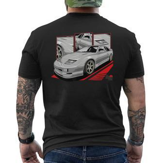 90S Jdm White 32 Car Graphic Men's T-shirt Back Print - Monsterry CA