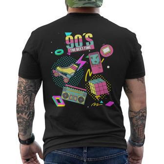 90S Retro Motto 90'S T-Shirt mit Rückendruck - Geschenkecke