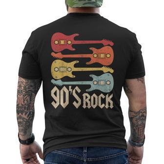 90S Rock Band Guitar Cassette Tape 1990S Vintage 90S Costume Men's T-shirt Back Print - Thegiftio UK