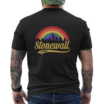 90’S Style Vintage Stonewall Gay Pride Lbgtq Rights Shirt Mens Back Print T-shirt - Seseable