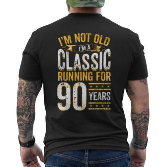 90Th Birthday I 90 Year Old Classic Men's T-shirt Back Print - Thegiftio UK
