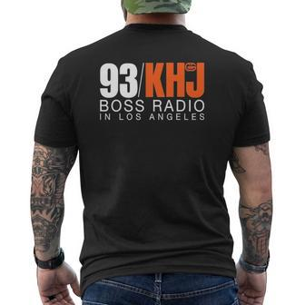 93 Khj Bossy Radio Mens Back Print T-shirt - Thegiftio UK