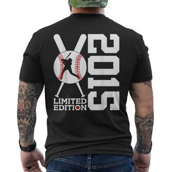 9Th Birthday Baseball Limited Edition 2015 Men's T-shirt Back Print - Thegiftio
