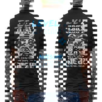 9Th Birthday Gamer 9 Year Old Bday Boy Nine Son Men's T-shirt Back Print - Thegiftio UK