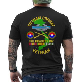 9Th Infantry Division Vietnam Combat Veteran Men's T-shirt Back Print - Monsterry DE