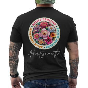 Aapi Asian American Pacific Islander Month Heritage Vintage Men's T-shirt Back Print - Seseable