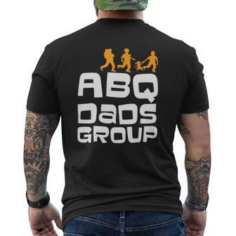 Abq Albuquerque Dads Group Mens Back Print T-shirt | Mazezy